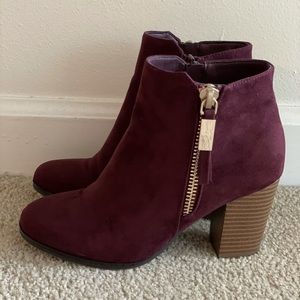 Apt 9 Women’s Booties ~ Maroon